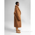 OEM Custom Winter Long Sherpa Coat for Women